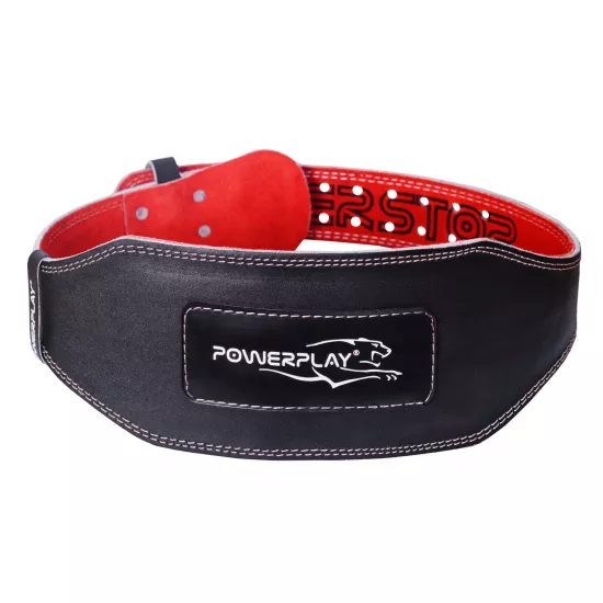 Пояс для важкої атлетики PowerPlay 5053 чорно-червоний XS