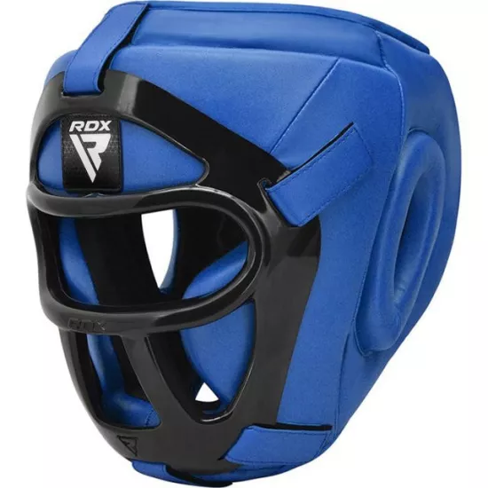 Боксерський шолом RDX T1 Grill Full Blue M
