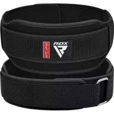 Пояс для тяжелой атлетики RDX RX5 Double Belt неопреновый Black S