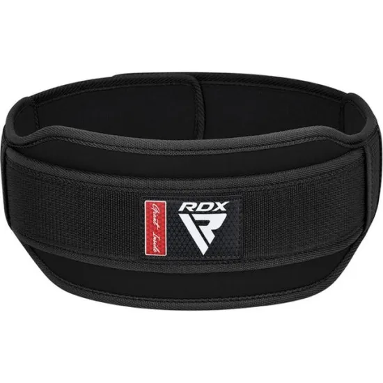 Пояс для важкої атлетики RDX RX5 Double Belt неопреновий Black S
