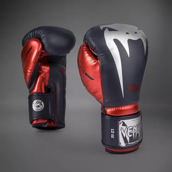 Перчатки для бокса Venum Giant 3.0 Boxing Gloves Navy Blue/Red-10