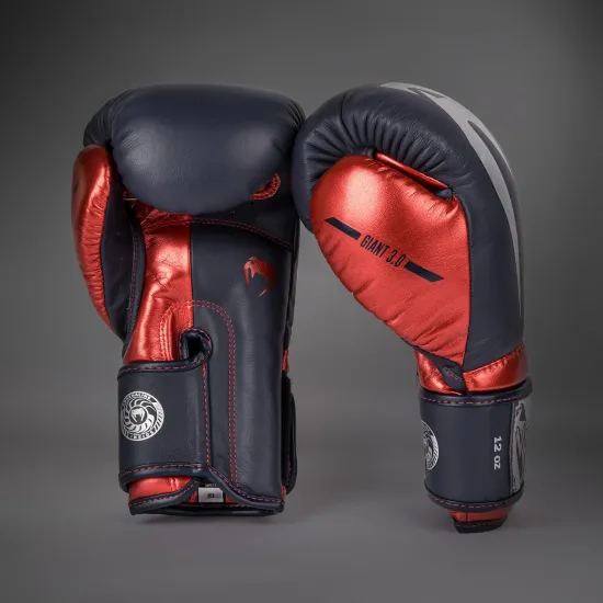 Перчатки для бокса Venum Giant 3.0 Boxing Gloves Navy Blue/Red-10