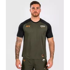 Футболка Venum UFC Adrenaline Fight Week Men’s Dry-tech Khaki/Bronze-2XL