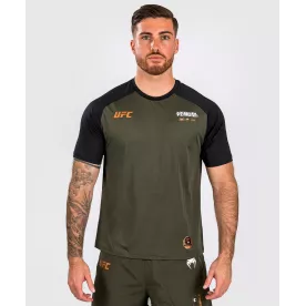 Футболка Venum UFC Adrenaline Fight Week Men’s Dry-tech Khaki/Bronze-S