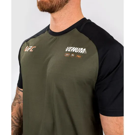 Футболка Venum UFC Adrenaline Fight Week Men’s Dry-tech Khaki/Bronze-S
