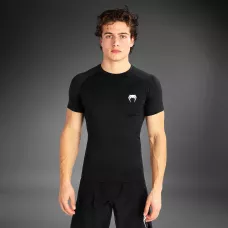 Рашгард Venum Contender Men’s Short Sleeve Rashguard Black/White-S