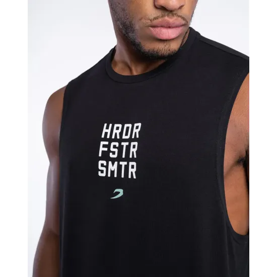 Майка BOXRAW HRDR FSTR SMTR Чорна-S