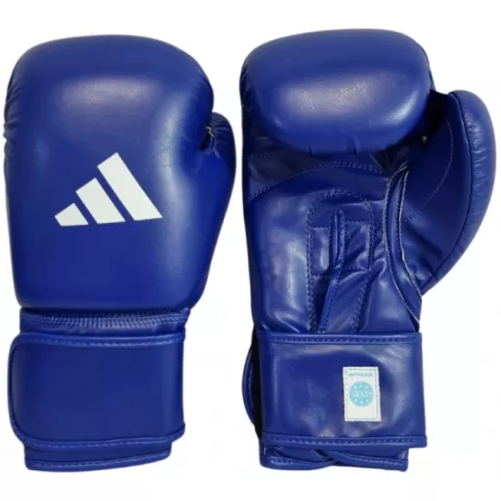 Боксерські рукавички Adidas WAKO Сині 10 унцій