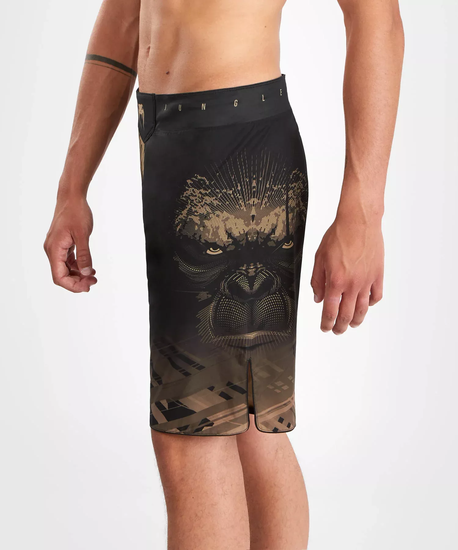 Шорты для ММА Venum Gorilla Jungle Fightshort Black/Sand-S