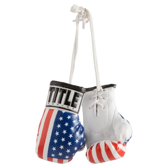 Брелок рукавички боксерські TITLE Mini Boxing Gloves USA