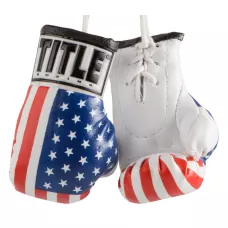 Брелок перчатки боксерские TITLE Mini Boxing Gloves USA