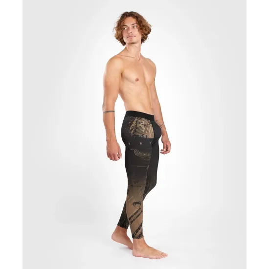 Компрессионные штаны Venum Gorilla Jungle Spats Black/Sand-S
