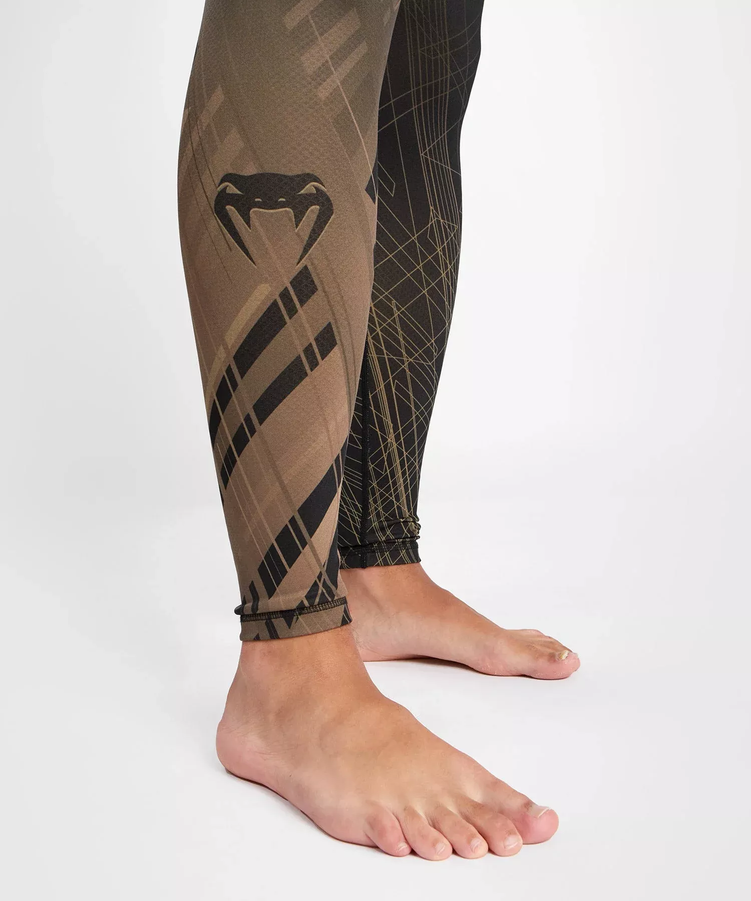 Компресійні штани Venum Gorilla Jungle Spats Black/Sand-S