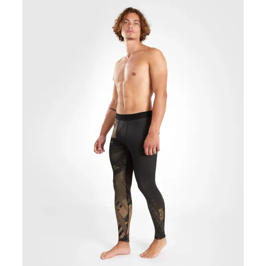 Компрессионные штаны Venum Gorilla Jungle Spats Black/Sand-S