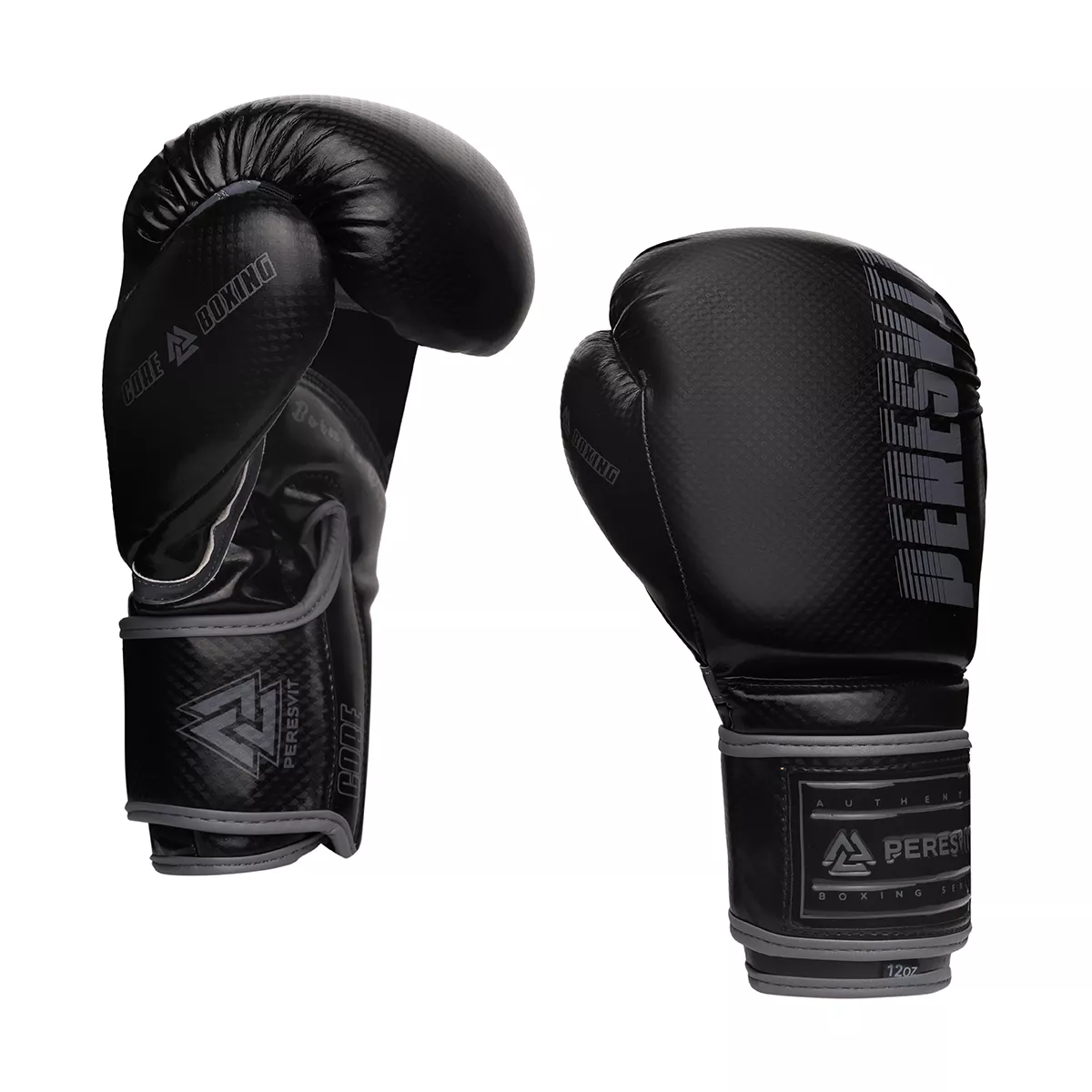 Боксерские перчатки Peresvit Core Boxing Gloves Black Grey 10 унций