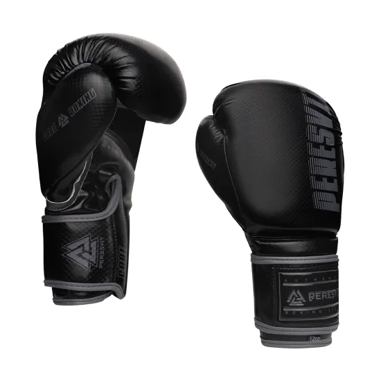 Боксерские перчатки Peresvit Core Boxing Gloves Black Grey 10 унций