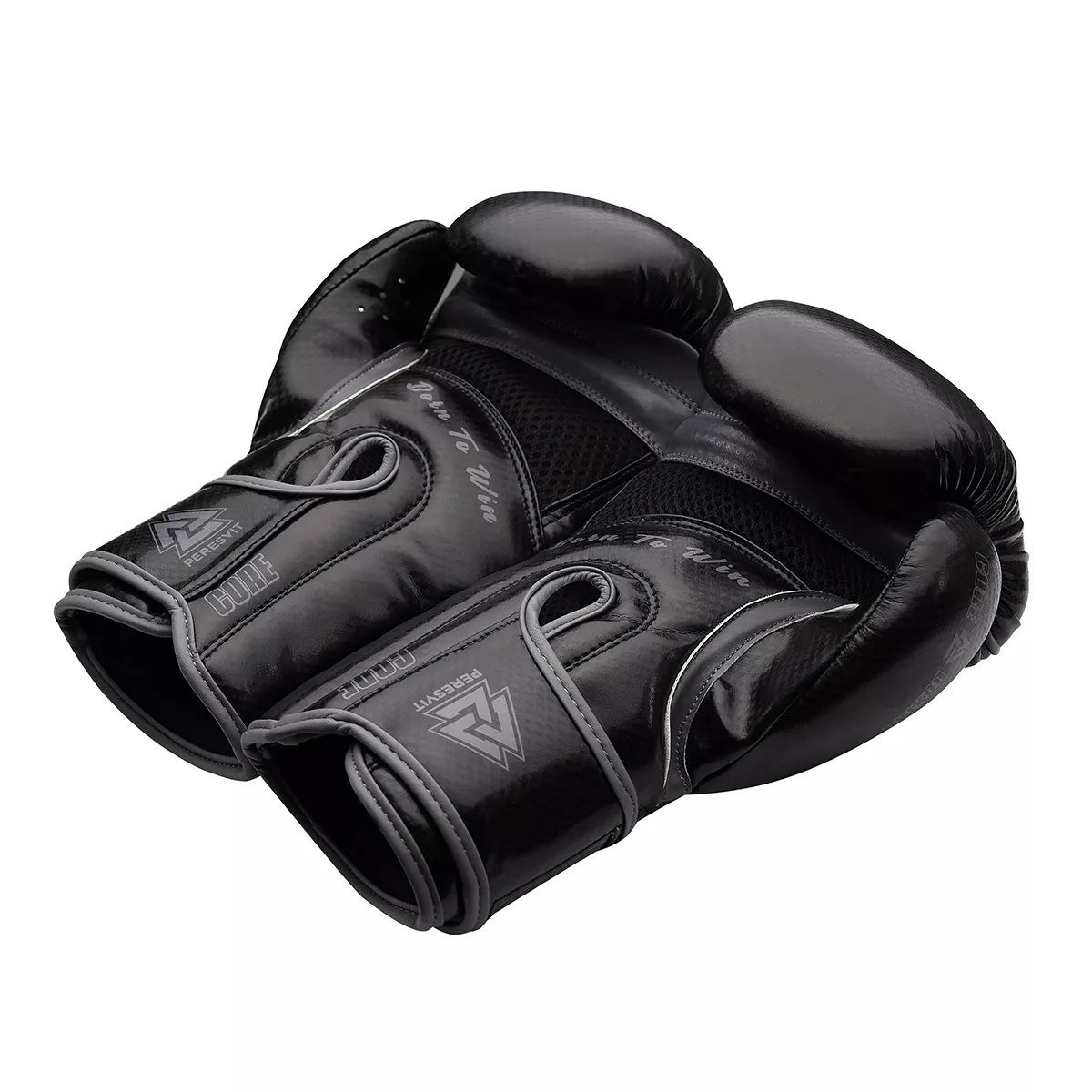 Боксерские перчатки Peresvit Core Boxing Gloves Black Grey 10 унций