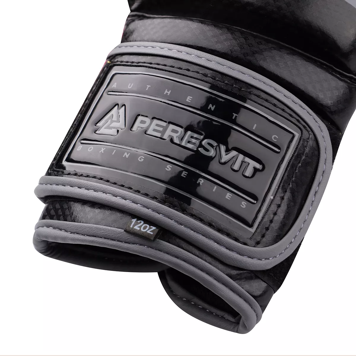 Боксерские перчатки Peresvit Core Boxing Gloves Black Grey 10 унций