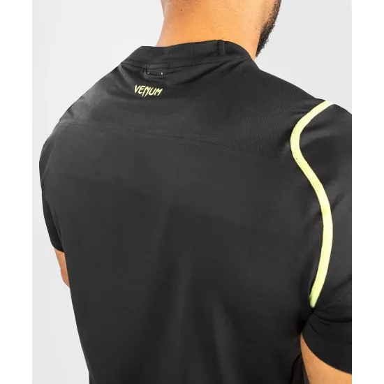 Футболка Venum Fusion 2.0 Men Dry Tech T-Shirt Black/Yellow-S
