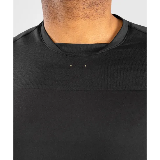 Футболка Venum Fusion 2.0 Men Dry Tech T-Shirt Black/Yellow-S