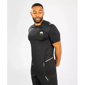 Футболка Venum Fusion 2.0 Men Dry Tech T-Shirt Black/Yellow-S