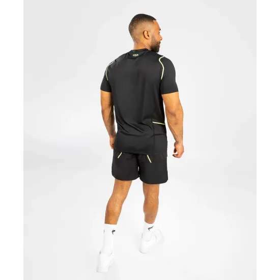 Футболка Venum Fusion 2.0 Men Dry Tech T-Shirt Black/Yellow-S
