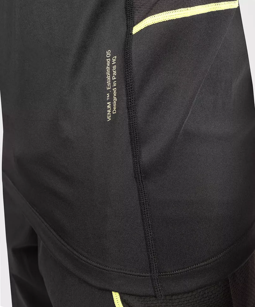 Футболка Venum Fusion 2.0 Men Dry Tech T-Shirt Black/Yellow-S