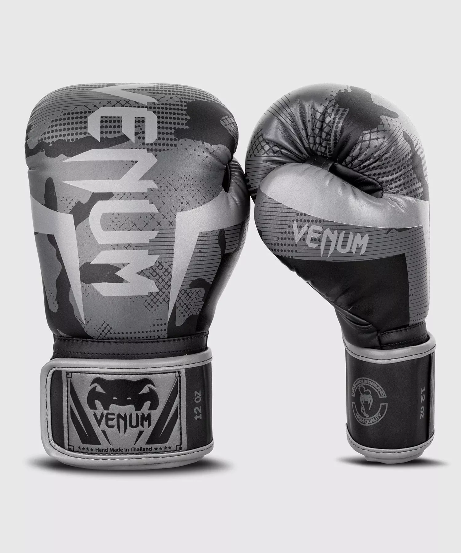 Боксерские перчатки Venum Elite Boxing Gloves Grey Camo-10
