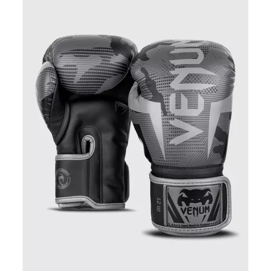 Боксерские перчатки Venum Elite Boxing Gloves Grey Camo-10