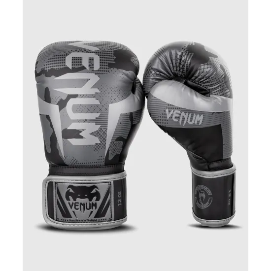 Боксерские перчатки Venum Elite Boxing Gloves Grey Camo-10