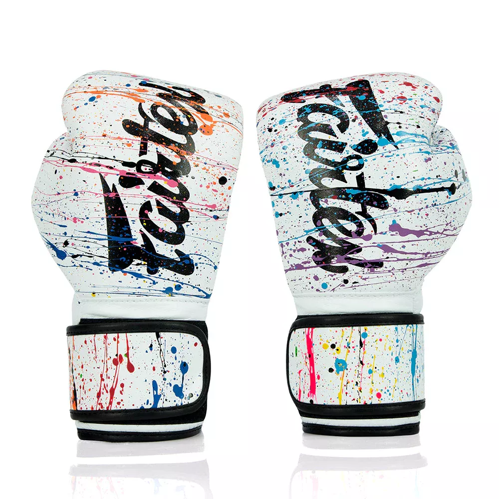 Рукавиці для боксу Fairtex BGV14 White Painter-12 унцій