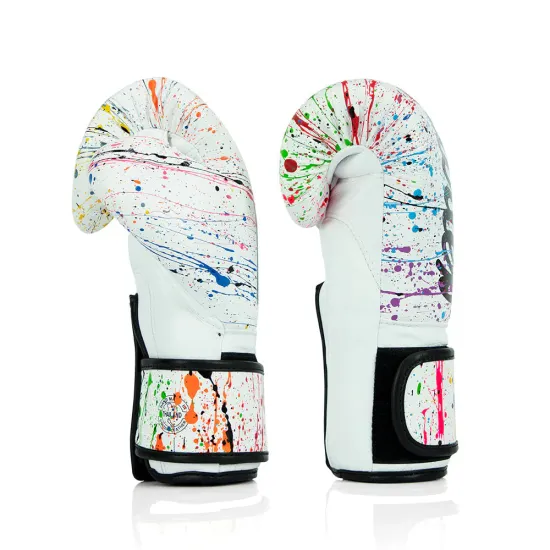 Перчатки для бокса Fairtex BGV14 White Painter-12 унций