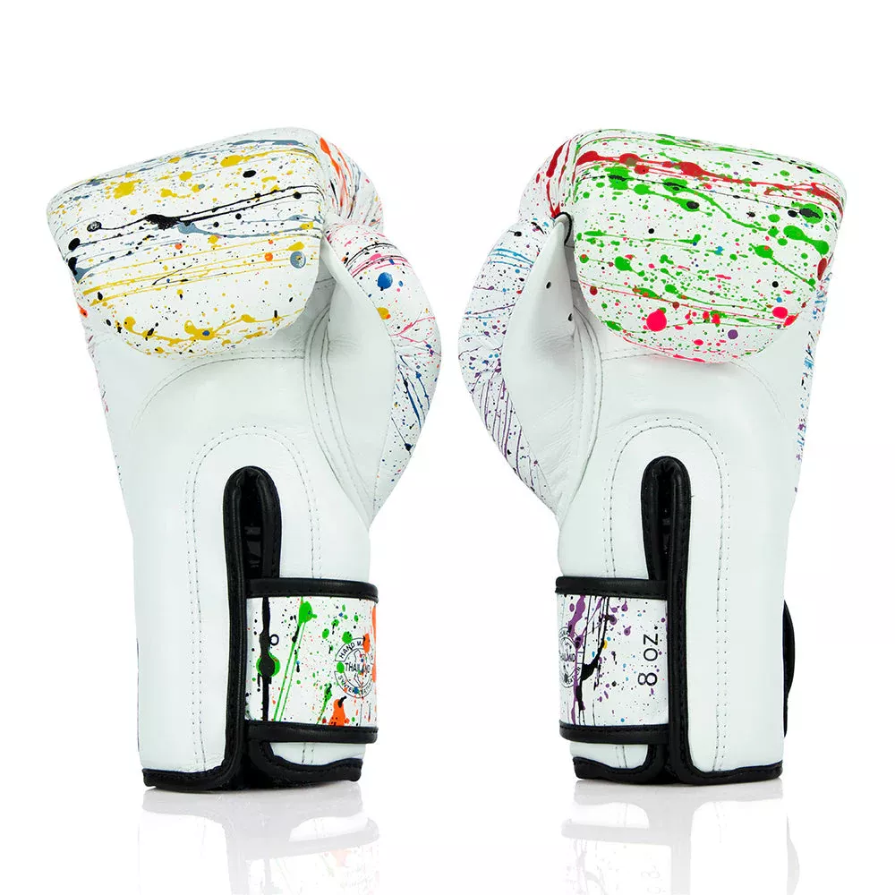 Рукавиці для боксу Fairtex BGV14 White Painter-12 унцій