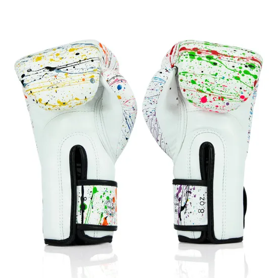 Перчатки для бокса Fairtex BGV14 White Painter-12 унций
