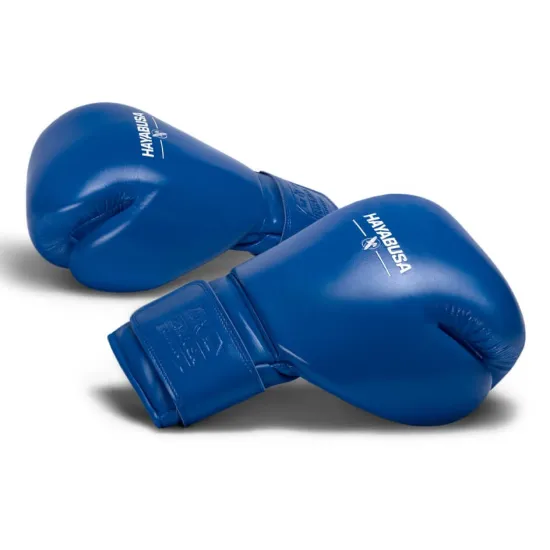 Боксерські рукавички Hayabusa Pro Boxing Gloves Blue-12 унцій