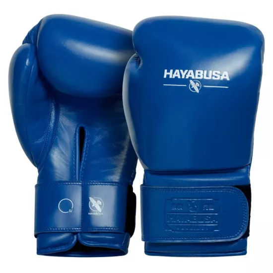 Боксерські рукавички Hayabusa Pro Boxing Gloves Blue-12 унцій