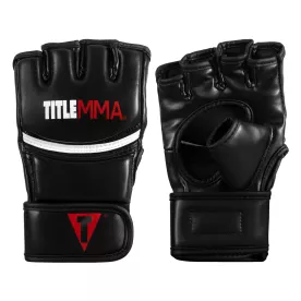 Рукавички TITLE MMA Grappler Training Gloves Black/White-S/M