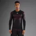 Рашгард Venum G-Fit Air Men's Long Sleeve Rashguard Deep Black/Fire Red-S