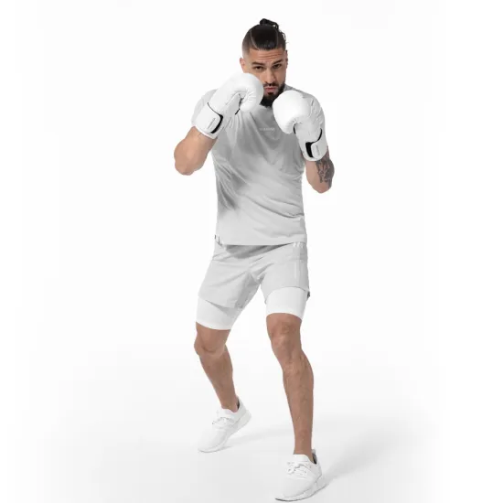 Футболка Hayabusa Men’s Lightweight Training Shirt Light Grey-S