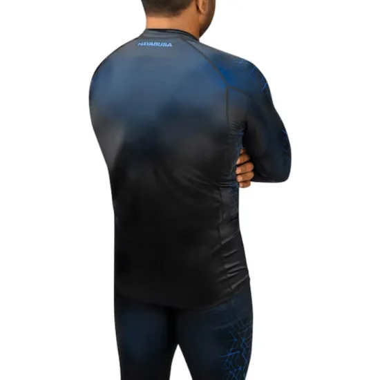 Рашгард Hayabusa Geo Long Sleeve Blue-S