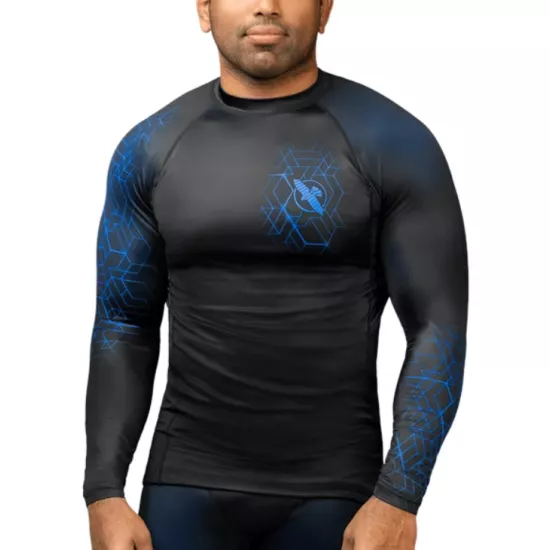 Рашгард Hayabusa Geo Long Sleeve Blue-S
