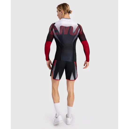 Рашгард Venum Adrenaline Men's Long Sleeve Rashguard Red-S