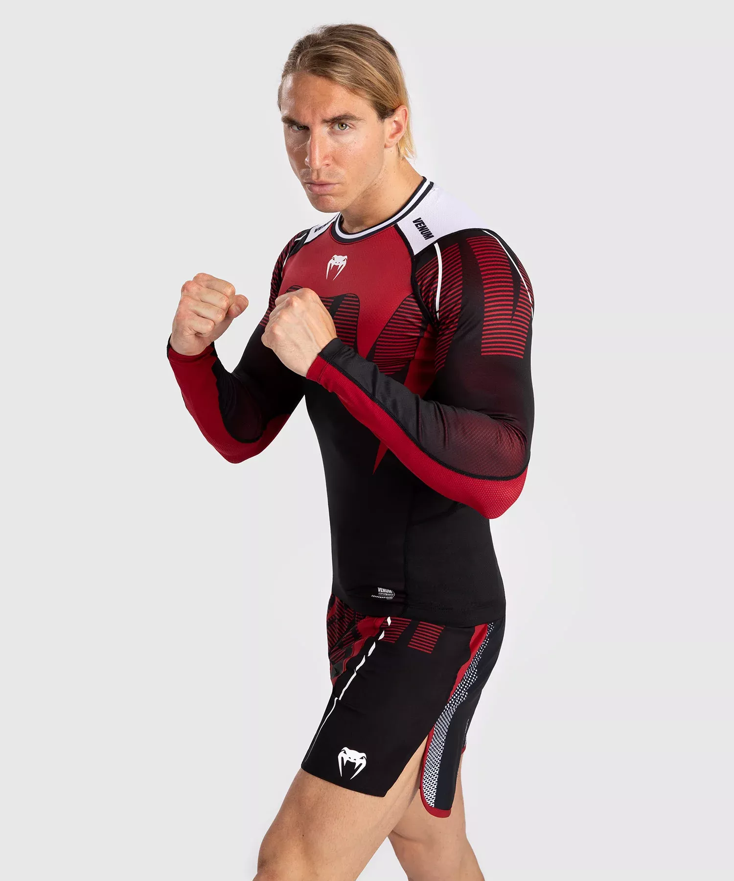 Рашгард Venum Adrenaline Men's Long Sleeve Rashguard Red-2XL