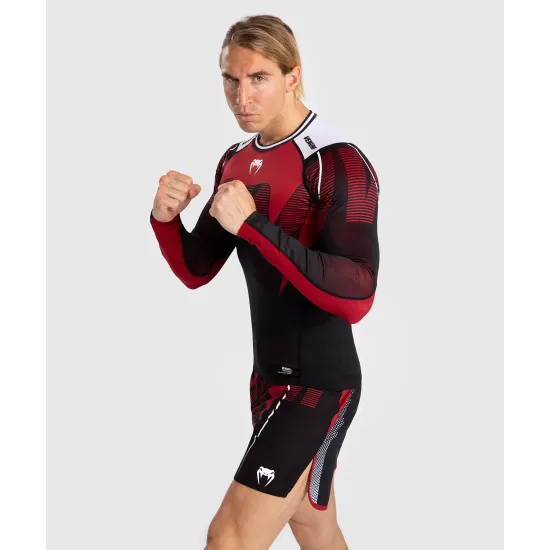 Рашгард Venum Adrenaline Men's Long Sleeve Rashguard Red-S