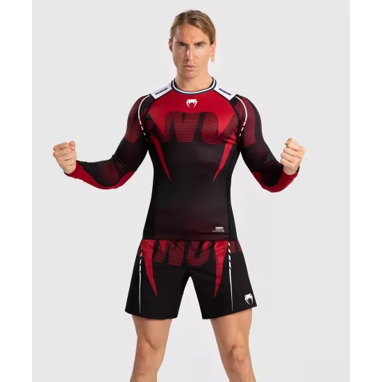 Рашгард Venum Adrenaline Men's Long Sleeve Rashguard Red-S