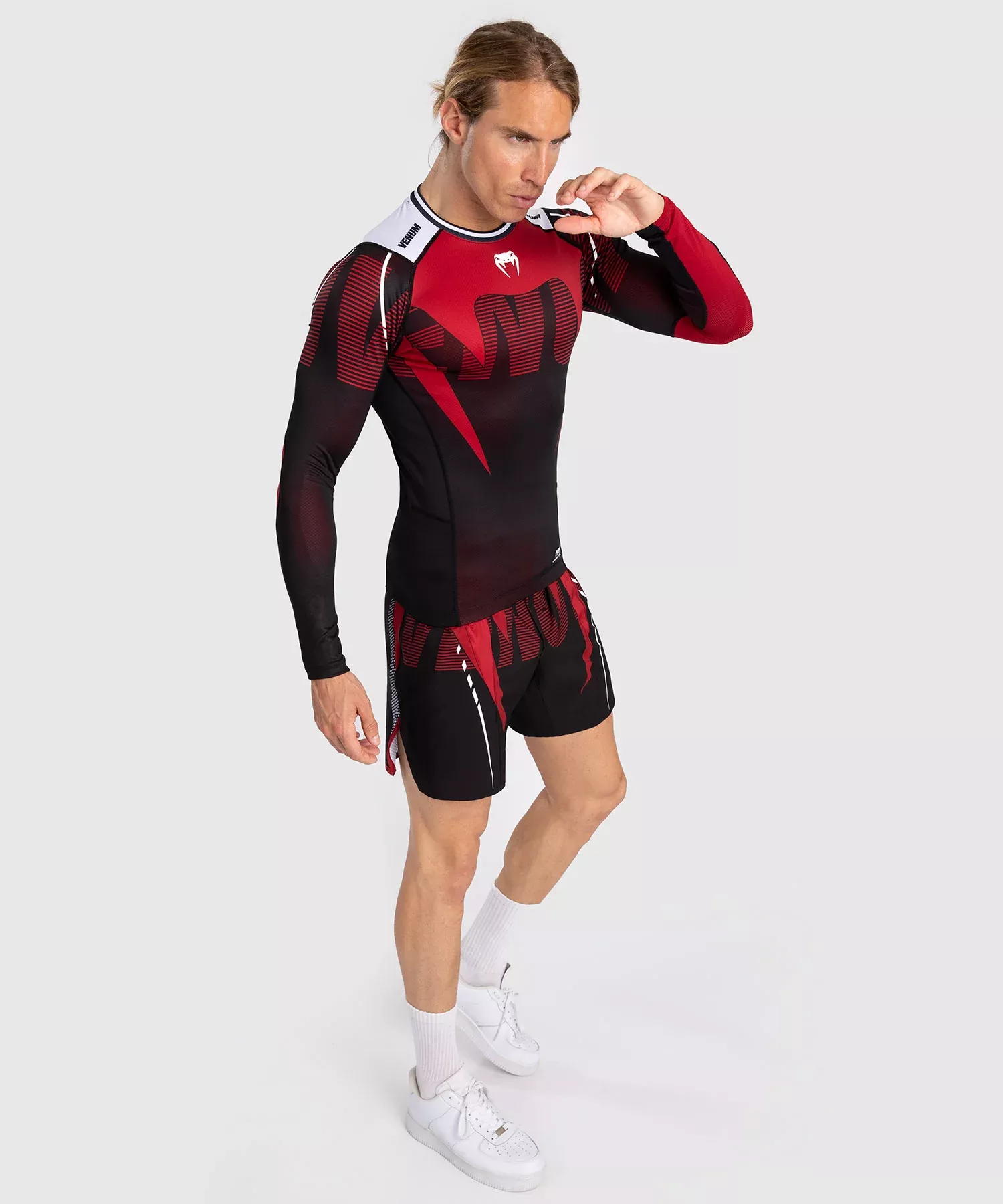 Рашгард Venum Adrenaline Men's Long Sleeve Rashguard Red-2XL