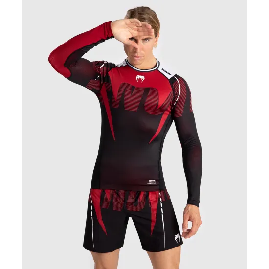 Рашгард Venum Adrenaline Men's Long Sleeve Rashguard Red-S