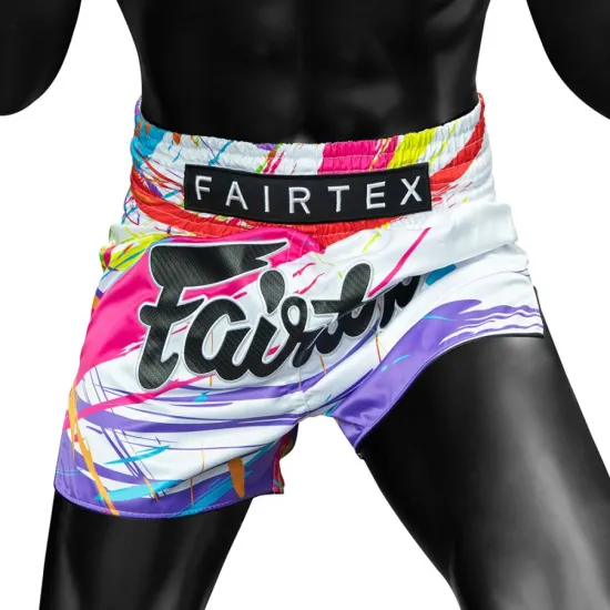 Шорты для муай тай Fairtex BS1933 World White-S