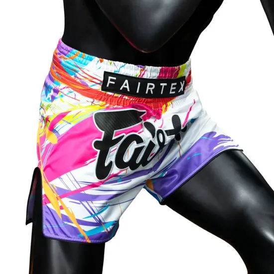 Шорты для муай тай Fairtex BS1933 World White-S