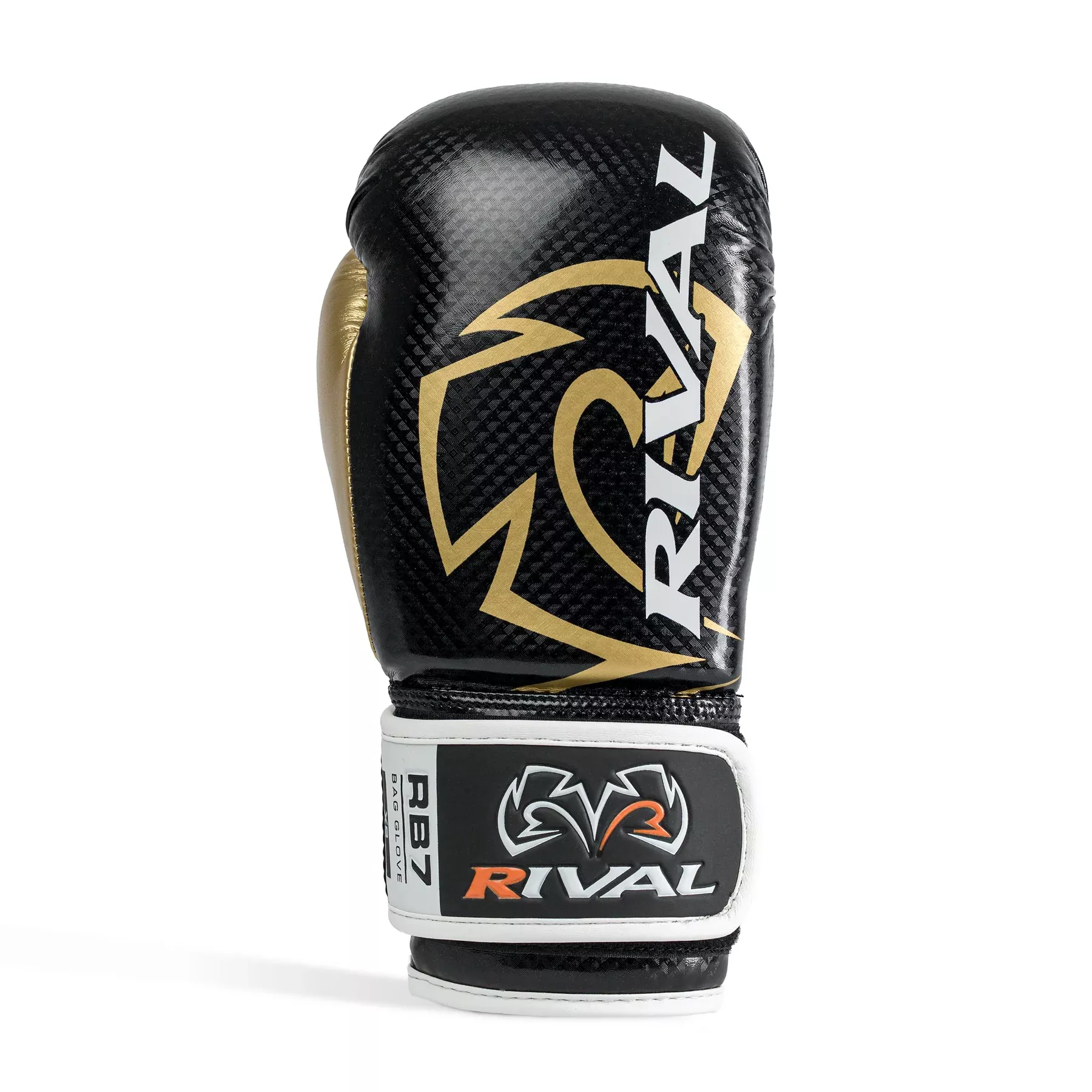 Боксерские перчатки RIVAL RB7 Fitness Plus Bag Gloves Black/Gold-10 унций (S)